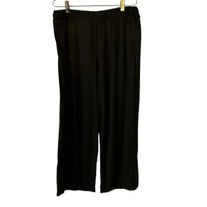 DKNY yoga pants women's size large wide leg black